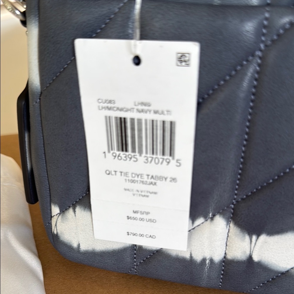 NWT COACH Quilted Tie Dye Tabby 26 - Picture 7 of 9